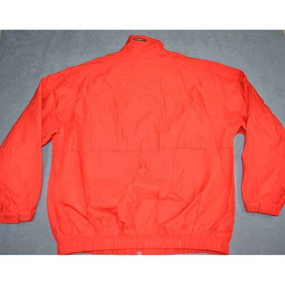 VINTAGE Nike Golf Jacket Mens Large Red Storm-FIT Windbreaker Full Zip Y2K - Picture 8 of 13